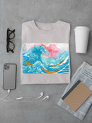 Ocean Waves With Boats T-shirt -Porter Hastings Designs