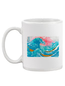 Ocean Waves With Boats Mug -Porter Hastings Designs