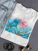 Ocean Waves With Boats T-shirt -Porter Hastings Designs