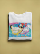 Elegant Chickens Hoodie -Porter Hastings Designs