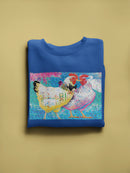 Elegant Chickens Hoodie -Porter Hastings Designs
