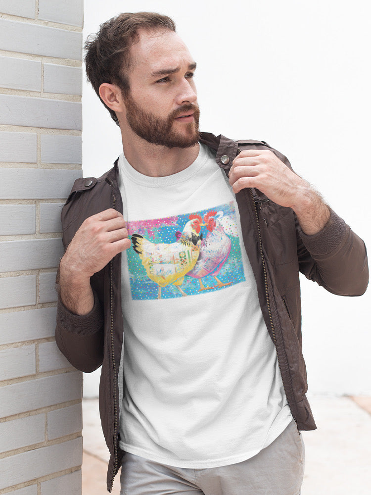 Elegant Chickens T-shirt -Porter Hastings Designs