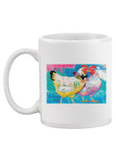 Elegant Chickens Mug -Porter Hastings Designs
