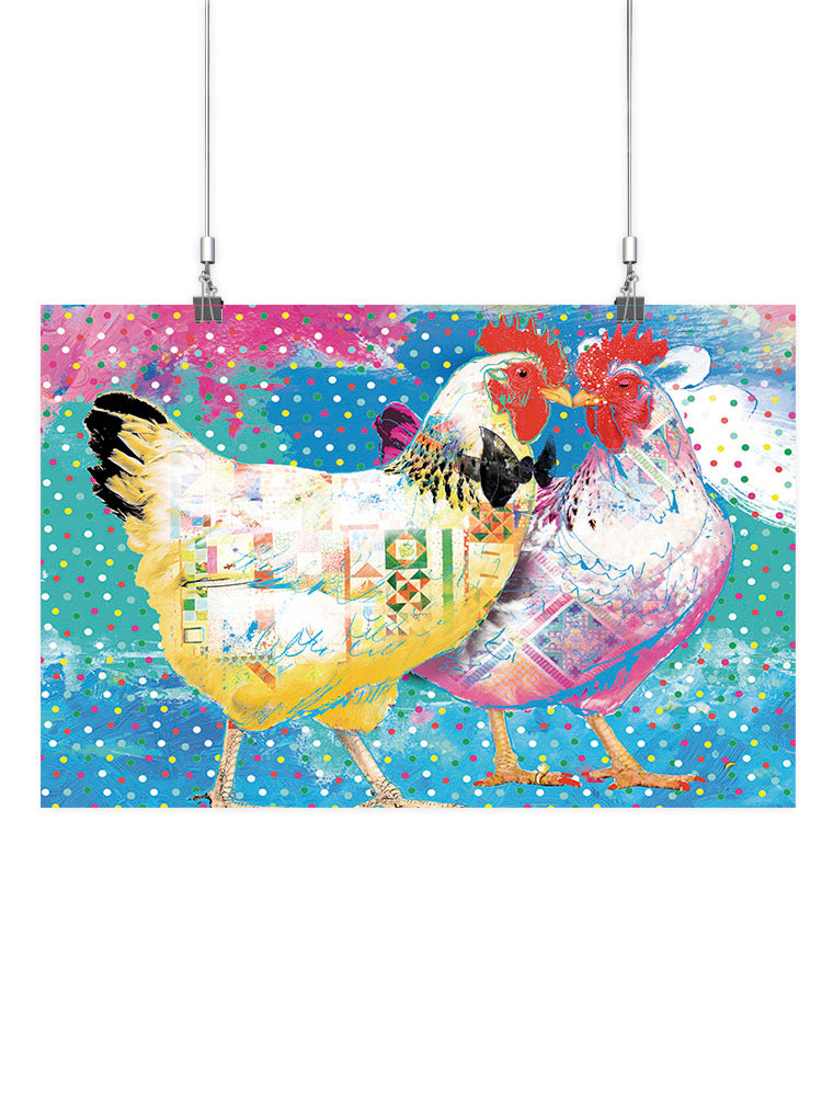 Elegant Chickens Wall Art -Porter Hastings Designs