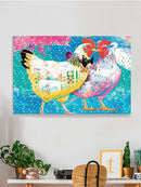 Elegant Chickens Wall Art -Porter Hastings Designs