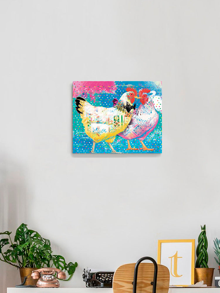 Elegant Chickens Wall Art -Porter Hastings Designs