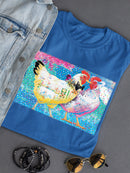Elegant Chickens T-shirt -Porter Hastings Designs