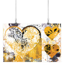 Graffiti Hearts Wall Art -Porter Hastings Designs