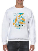 Urban Graffiti Fish Hoodie -Porter Hastings Designs