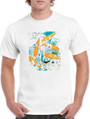 Urban Graffiti Fish T-shirt -Porter Hastings Designs
