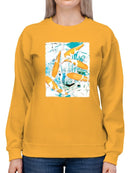 Urban Graffiti Fish Hoodie -Porter Hastings Designs