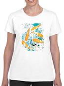 Urban Graffiti Fish T-shirt -Porter Hastings Designs