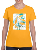 Urban Graffiti Fish T-shirt -Porter Hastings Designs