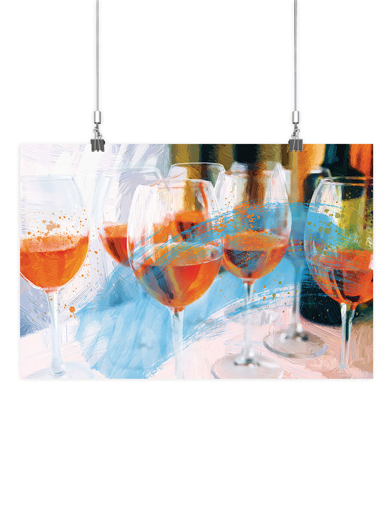 Wine Glasses Wall Art -Porter Hastings Designs