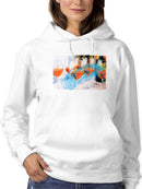 Wine Glasses Hoodie -Porter Hastings Designs