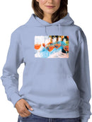 Wine Glasses Hoodie -Porter Hastings Designs