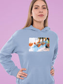 Wine Glasses Hoodie -Porter Hastings Designs