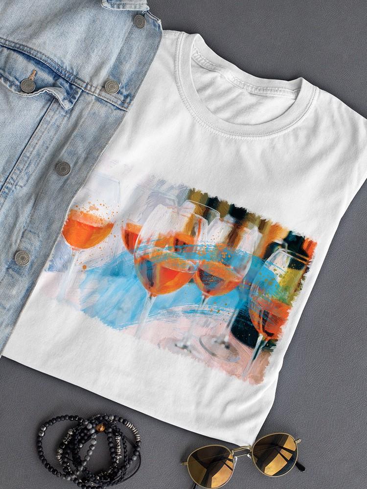 Wine Glasses T-shirt -Porter Hastings Designs