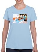 Wine Glasses T-shirt -Porter Hastings Designs