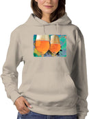 Two Wine Glasses Hoodie -Porter Hastings Designs