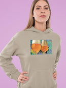 Two Wine Glasses Hoodie -Porter Hastings Designs