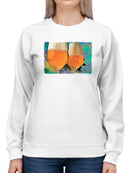 Two Wine Glasses Hoodie -Porter Hastings Designs