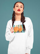 Two Wine Glasses Hoodie -Porter Hastings Designs