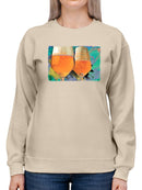 Two Wine Glasses Hoodie -Porter Hastings Designs