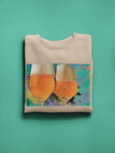 Two Wine Glasses Hoodie -Porter Hastings Designs