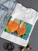Two Wine Glasses T-shirt -Porter Hastings Designs