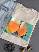 Two Wine Glasses T-shirt -Porter Hastings Designs