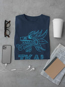 Serpent Head And Ikal Tee Men's -Ikal Designs