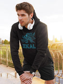 Serpent Head And Ikal Text Hoodie Men's -Ikal Designs