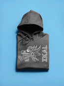 Ikal And Serpent Outline Hoodie Men's -Ikal Designs