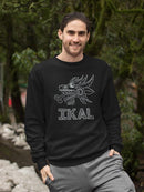A Serpent With Ikal Sweatshirt Men's -Ikal Designs
