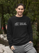 Ikal With Serpent Sweatshirt Men's -Ikal Designs