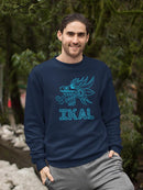 Ikal And Serpent Sweatshirt Men's -Ikal Designs