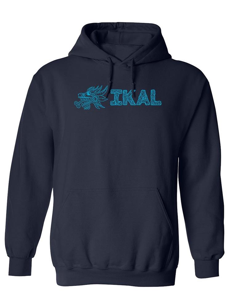 Ikal Text And Snake Hoodie Women's -Ikal Designs