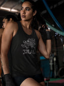 Snake Head And Ikal Text Tank Women's -Ikal Designs