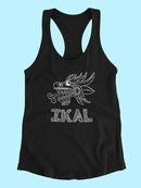 Snake Head And Ikal Text Tank Women's -Ikal Designs
