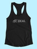 Snake And Ikal Text Tank Women's -Ikal Designs