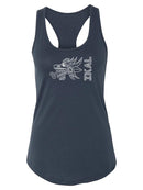 Snake Head With Ikal Text Tank Women's -Ikal Designs