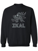 Snake Head Outline And Ikal Sweatshirt Women's -Ikal Designs