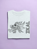 Ikal With A Snake. Tee Women's -Ikal Designs