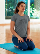 Ikal With A Snake. Tee Women's -Ikal Designs