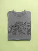 Ikal With A Snake. Tee Women's -Ikal Designs