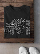 Ikal With A Serpent Head. Tee Women's -Ikal Designs
