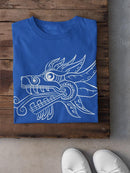 Snake Head With Ikal Text. Tee Women's -Ikal Designs