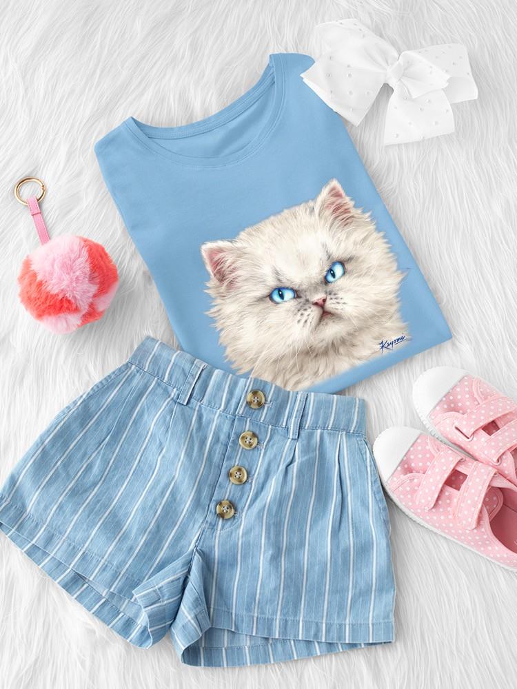 Angry Kitten T-shirt -Kayomi Harai Designs