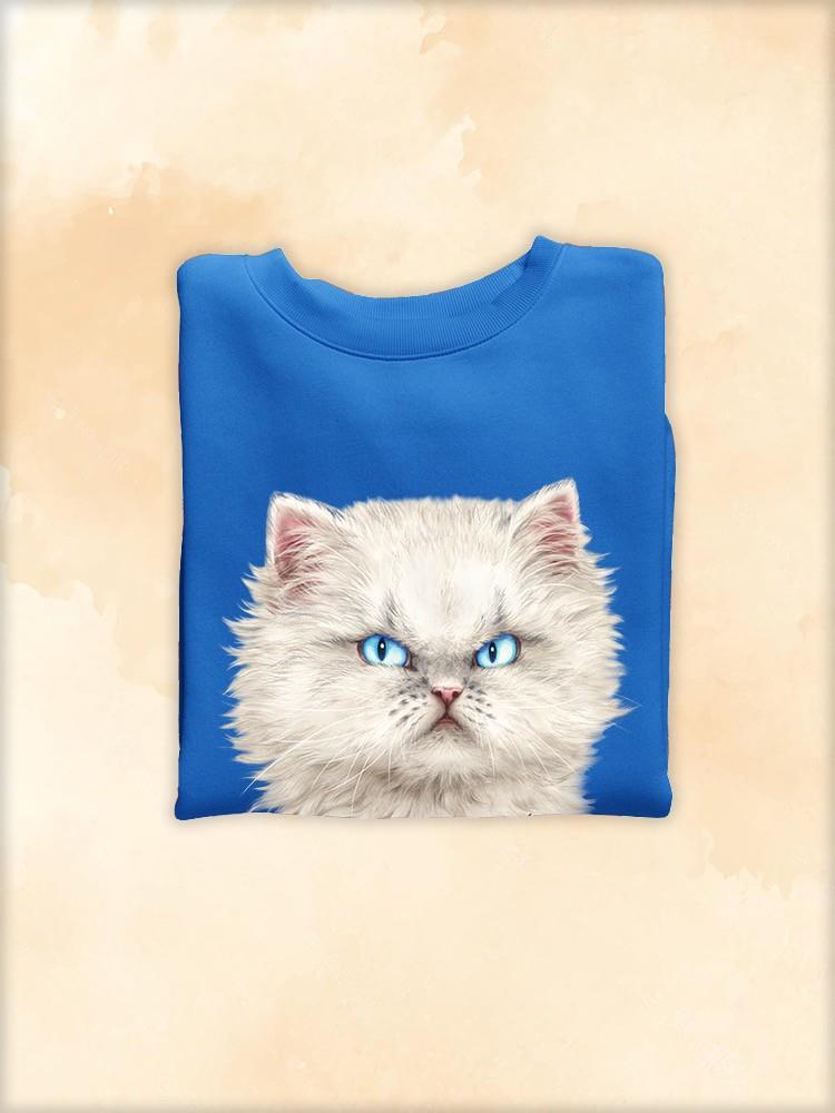 Angry Kitten Sweatshirt -Kayomi Harai Designs